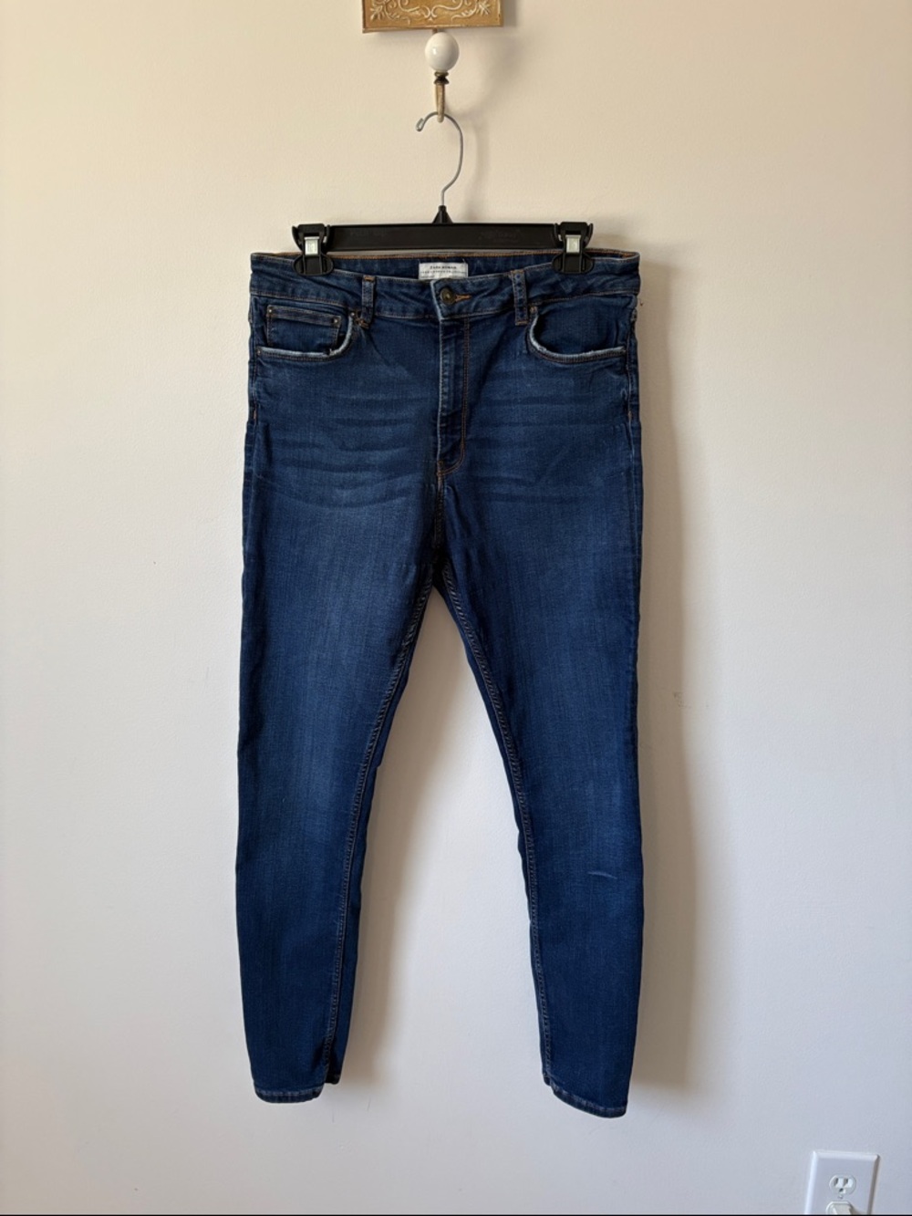 Zara Dark Indigo Skinny Jeans
